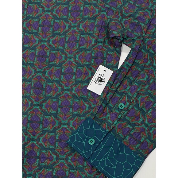 NWT MARVEL Disney Black Panther Wakanda Forever Shirt Size Large Button Up $60 - Picture 5 of 10